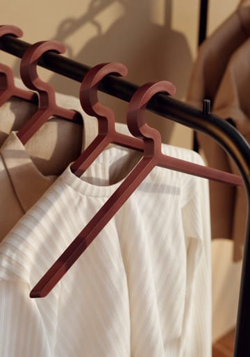Illusion hanger 3-pack - Dieprood - Woud