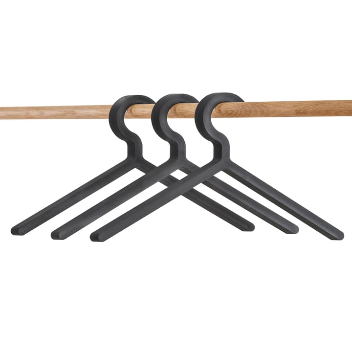 Illusion hanger 3-pack - zwart - Woud