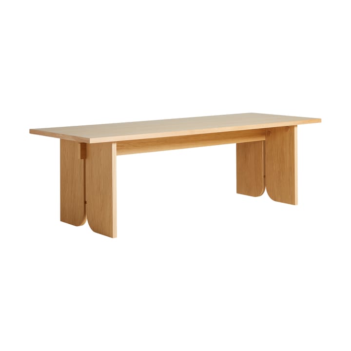 Kimono eettafel 240x90 cm - Witgepigmenteerd gelakt eiken - Woud