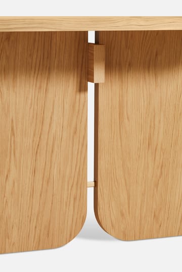 Kimono eettafel 240x90 cm - Witgepigmenteerd gelakt eiken - Woud