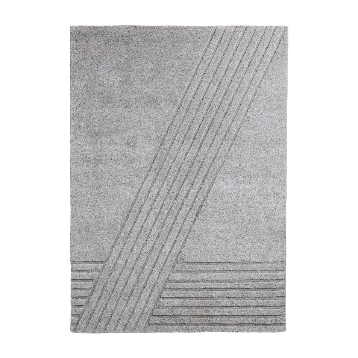 Woud Kyoto vloerkleed grijs 170x240 cm