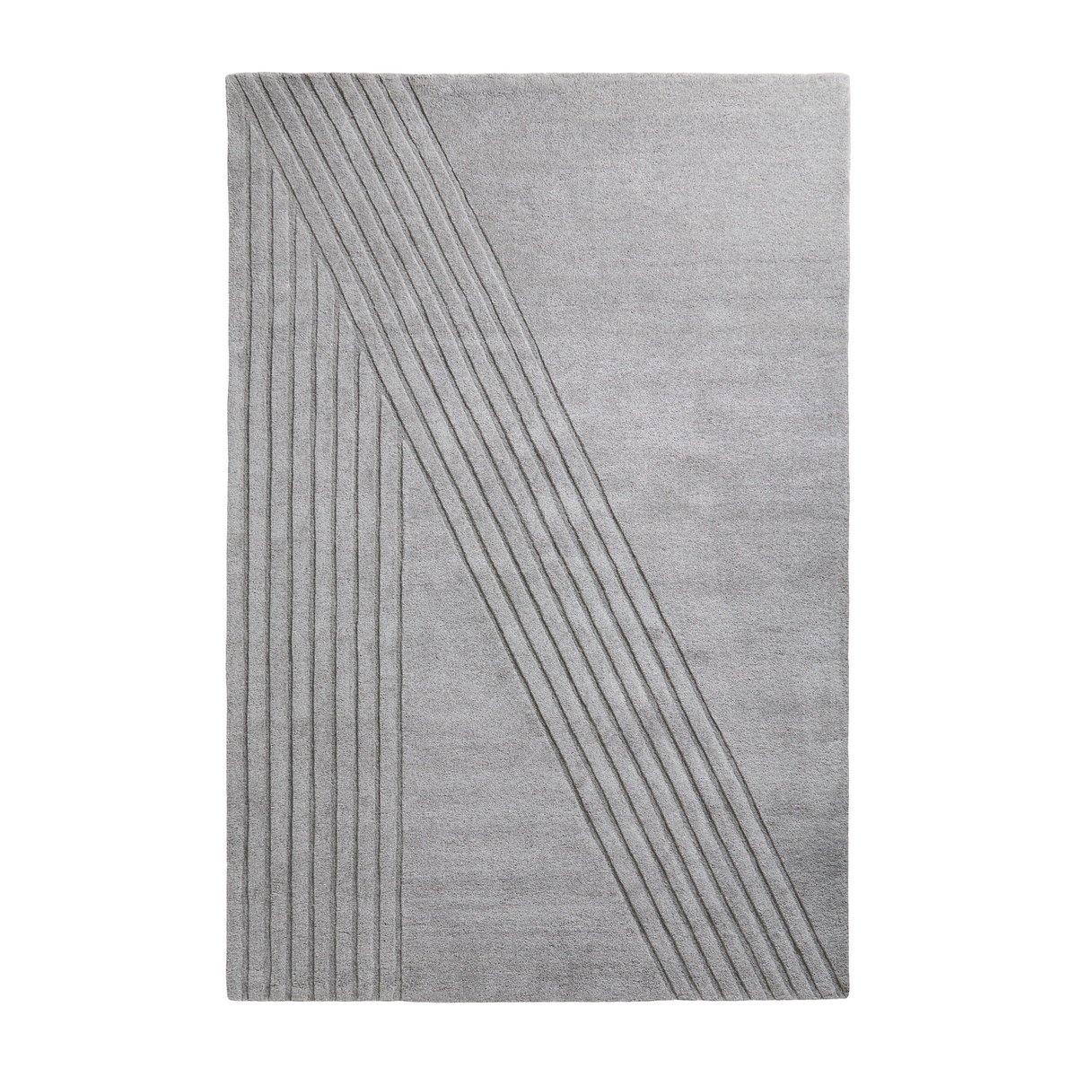 Woud Kyoto vloerkleed grijs 200x300 cm