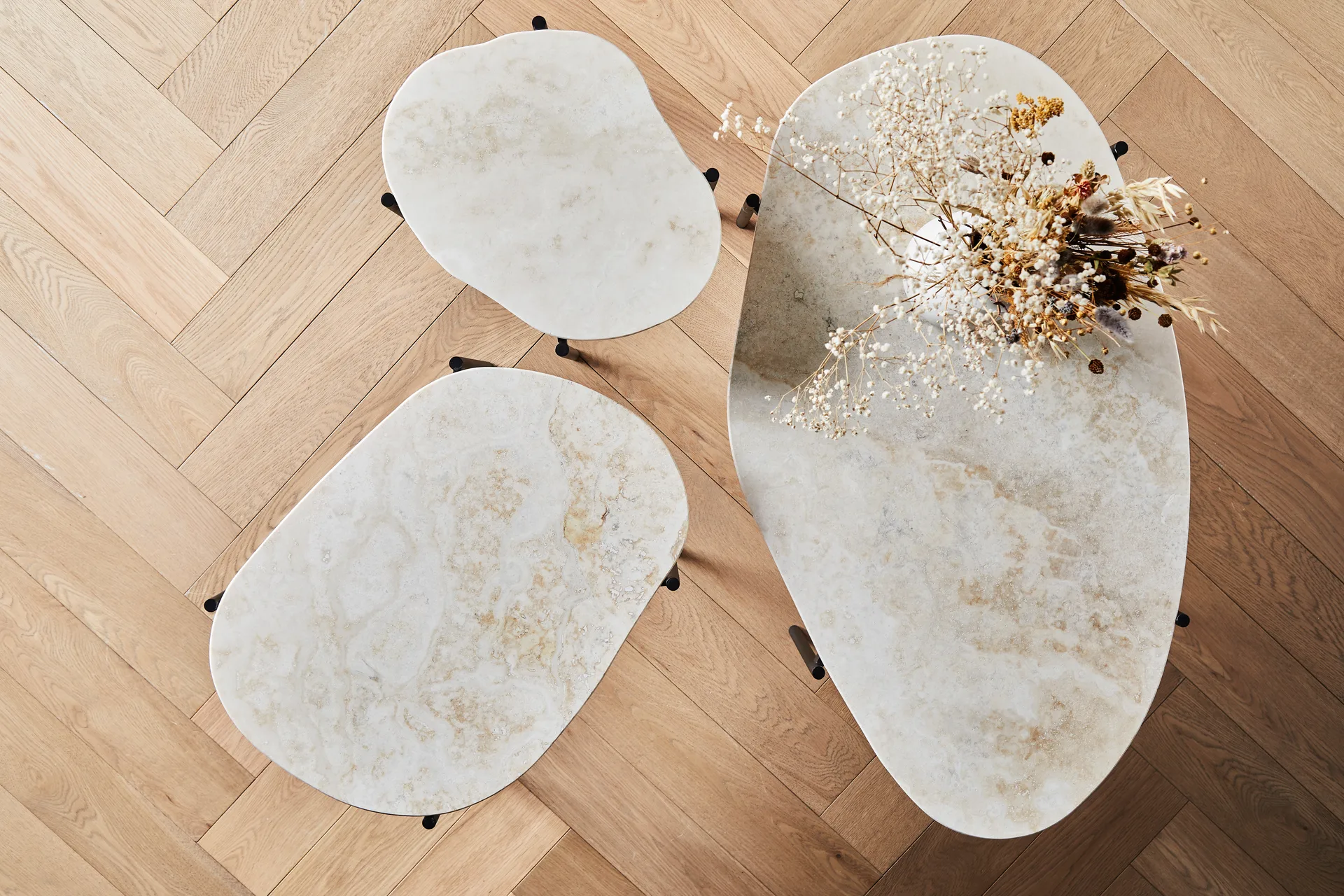 La Terra occasional tafel, medium, Ivory Woud