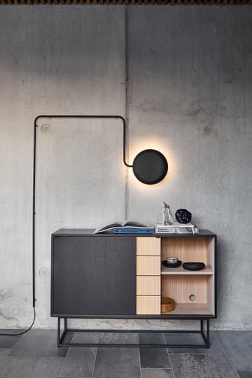 Mercury wandlamp - Zwartgeschilderd metaal - Woud