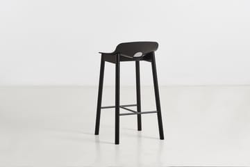 Mono barkruk 65 cm - Zwartgeschilderd essenhout - Woud