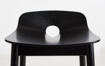 Mono barkruk 65 cm - Zwartgeschilderd essenhout - Woud