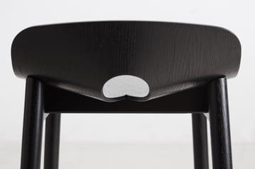Mono barkruk 65 cm - Zwartgeschilderd essenhout - Woud