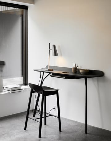 Mono barkruk 65 cm - Zwartgeschilderd essenhout - Woud