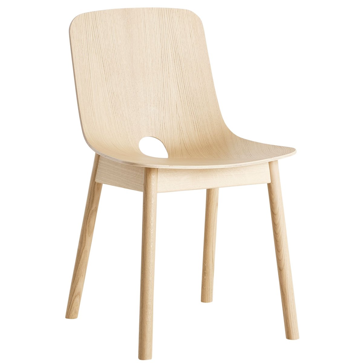 Woud Mono eetkamerstoel geolied eikenhout | Scandinavisch Interieur | Stoelen | Beige