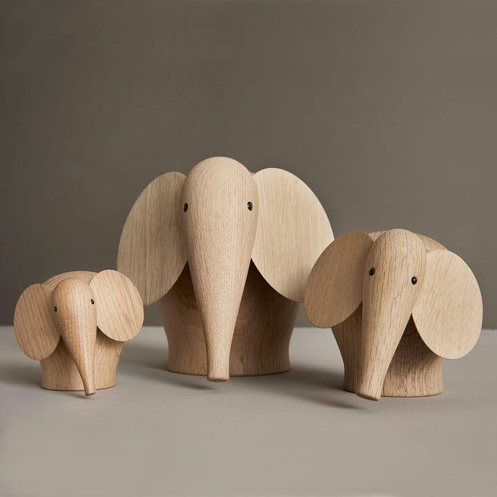Nunu houten olifant, klein Woud