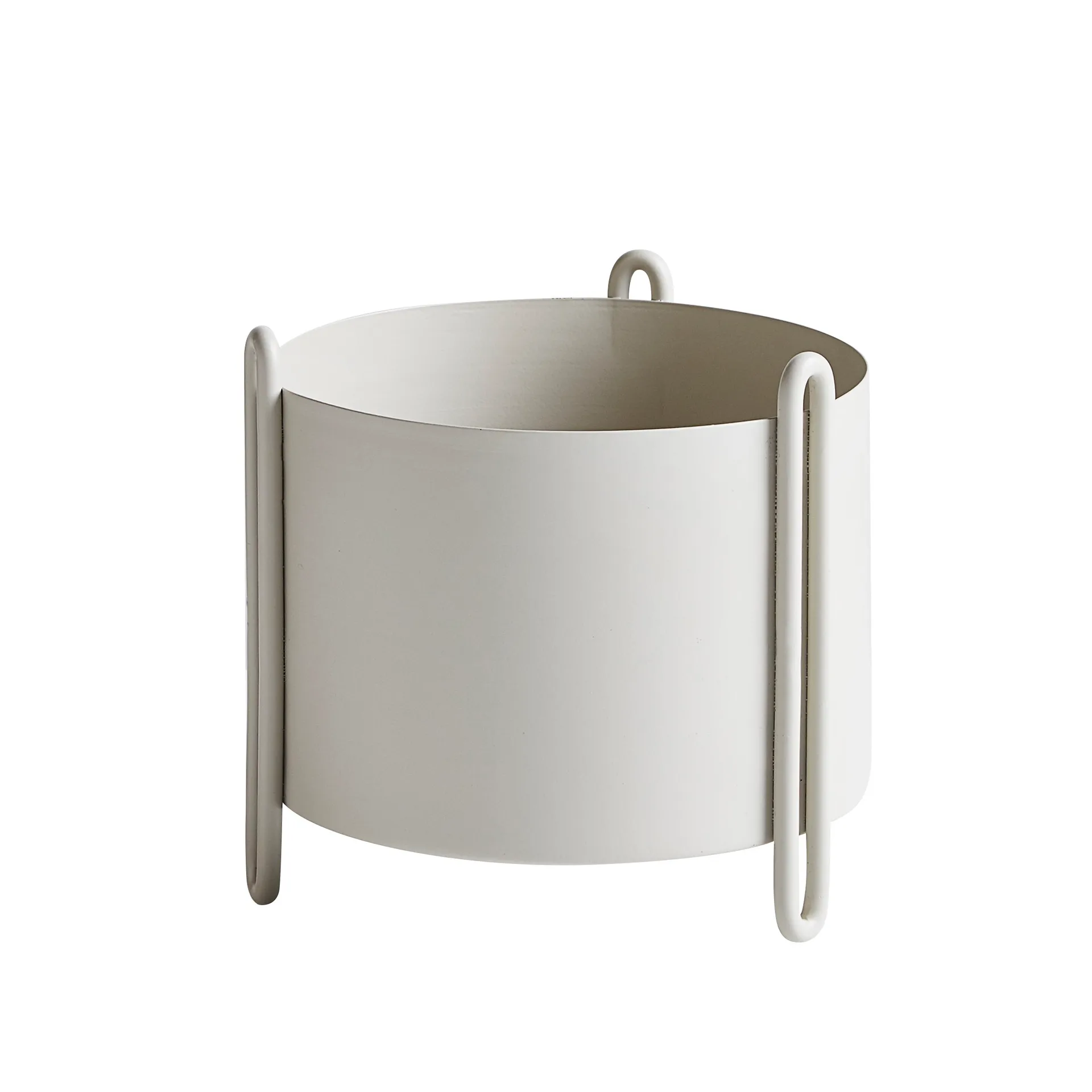 Pidestall bloempot klein Ø15 cm, grijs Woud