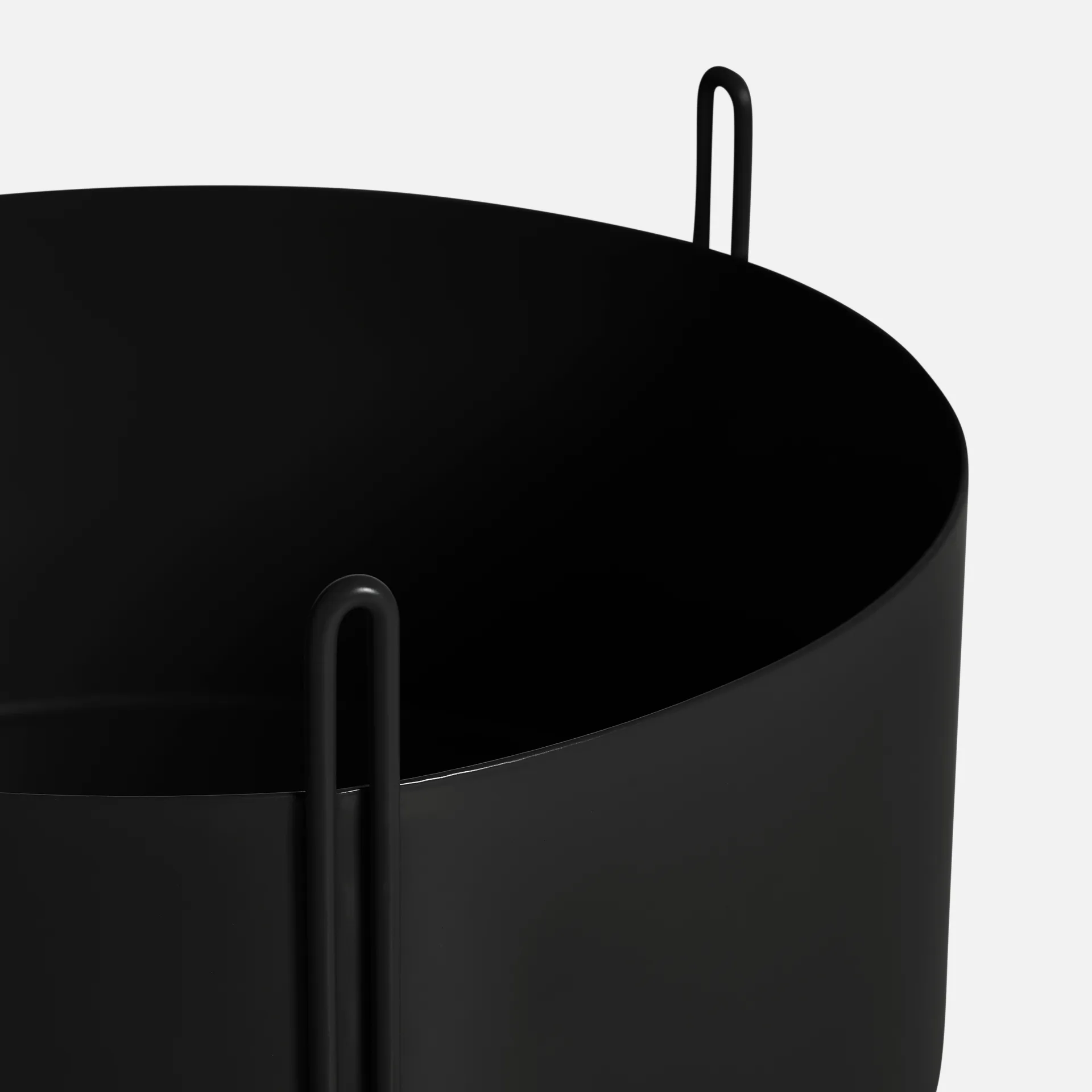 Pidestall bloempot large Ø40 cm, Zwart Woud