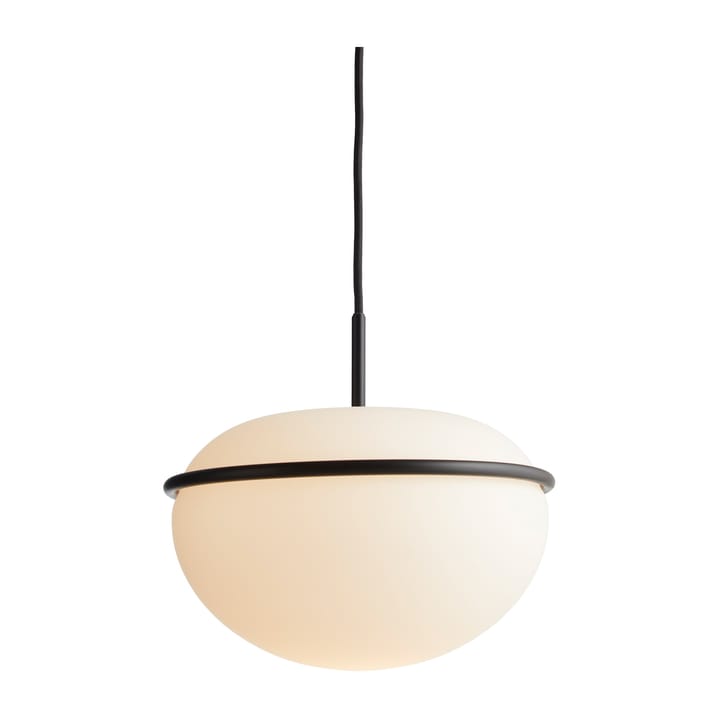Pump hanglamp - zwart, opaal - Woud