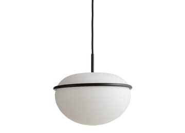 Pump hanglamp - zwart, opaal - Woud