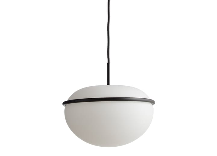 Pump hanglamp - zwart, opaal - Woud