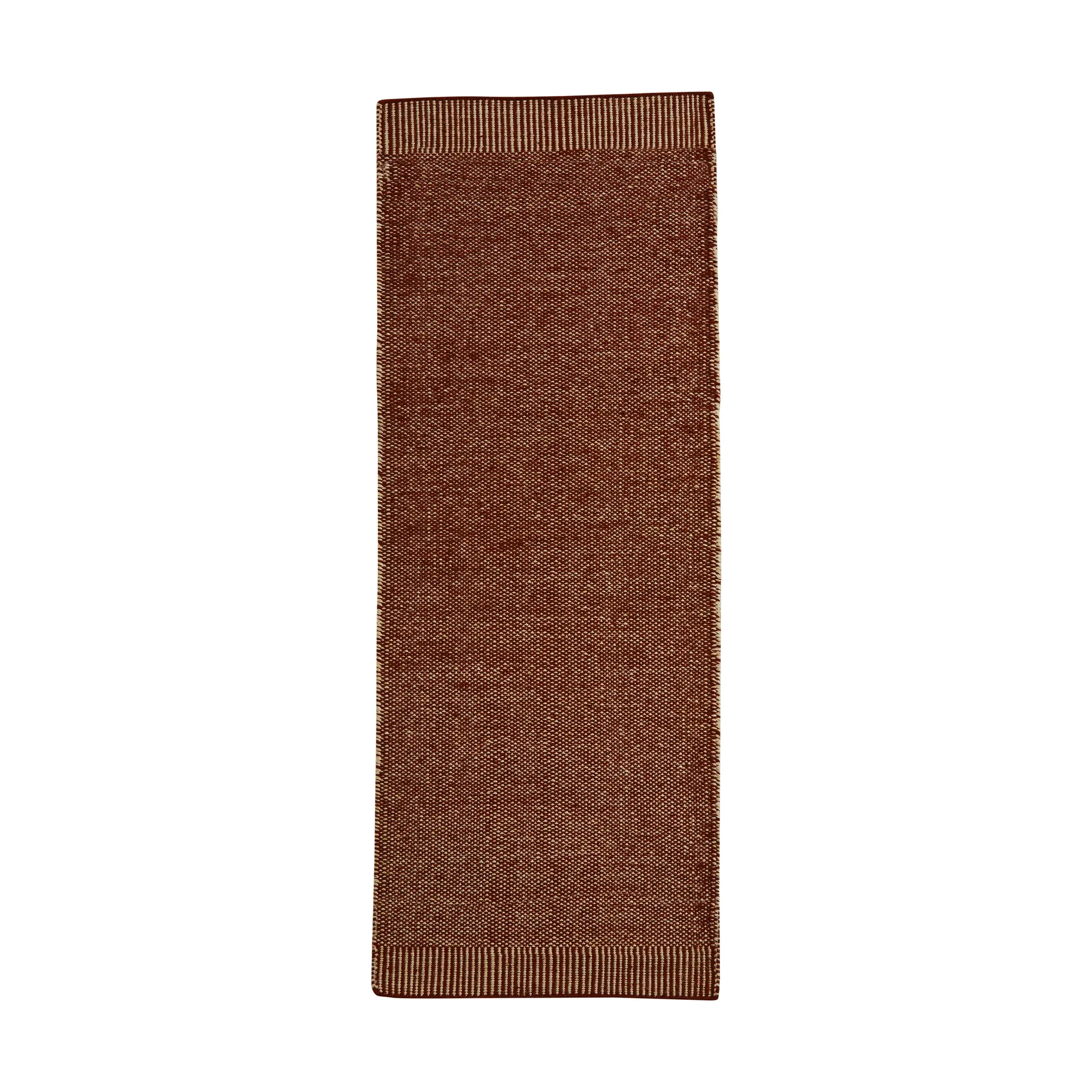 Rombo vloerkleed rust, 75x200 cm Woud