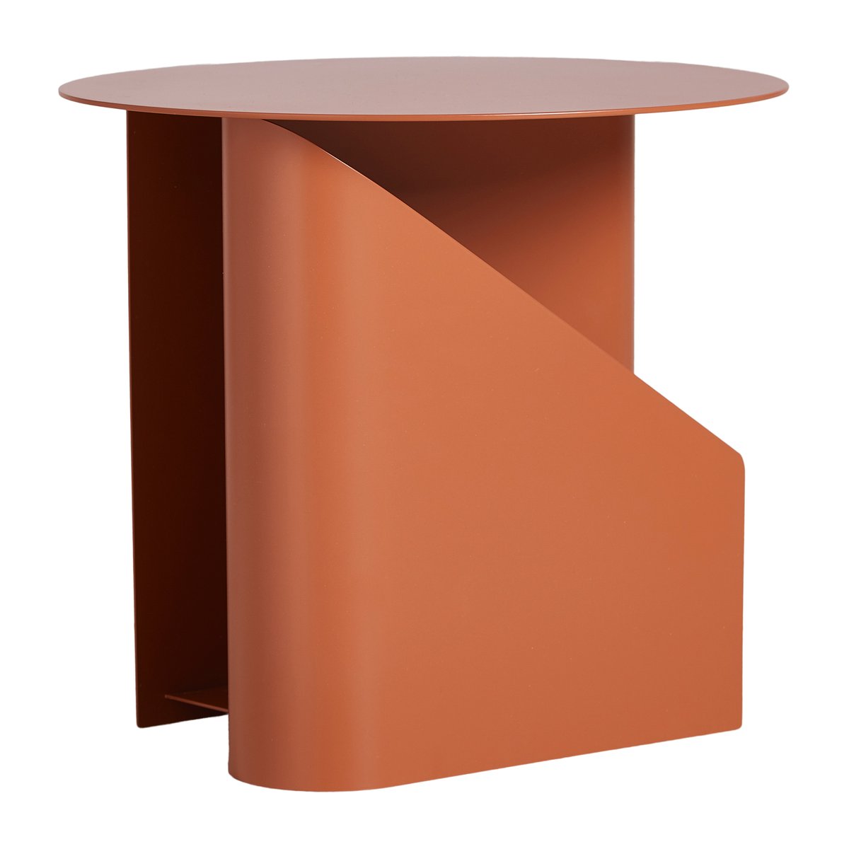 Woud Sentrum bijzettafel Burnt orange | Scandinavisch Interieur | Bijzettafels | Oranje