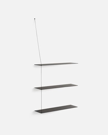 Stedge Add-on plank 80 cm - Zwartgeschilderd eikenhout - Woud
