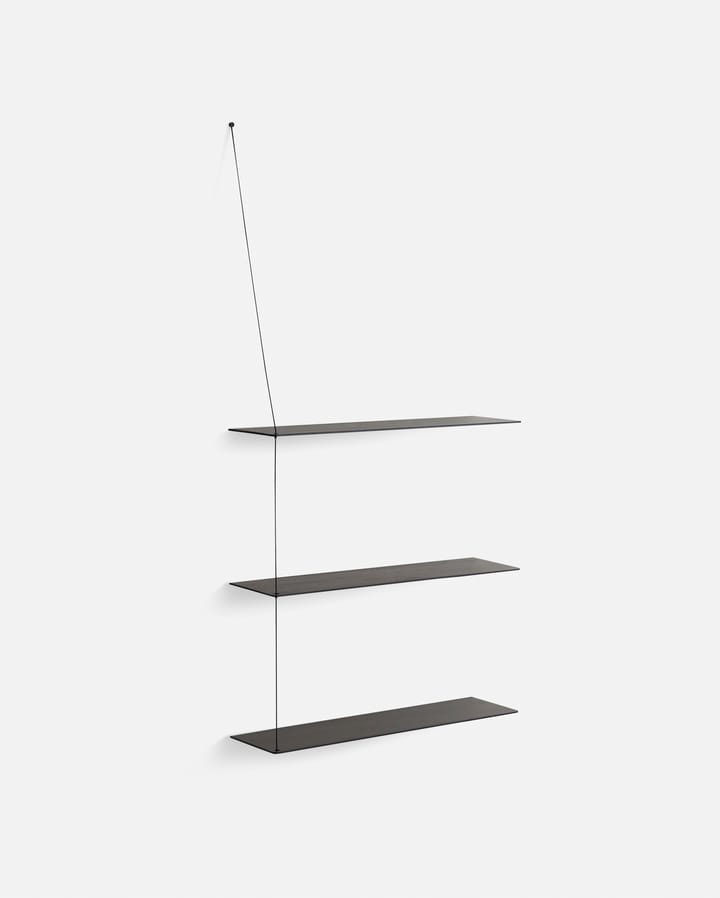 Stedge Add-on plank 80 cm, Zwartgeschilderd eikenhout Woud