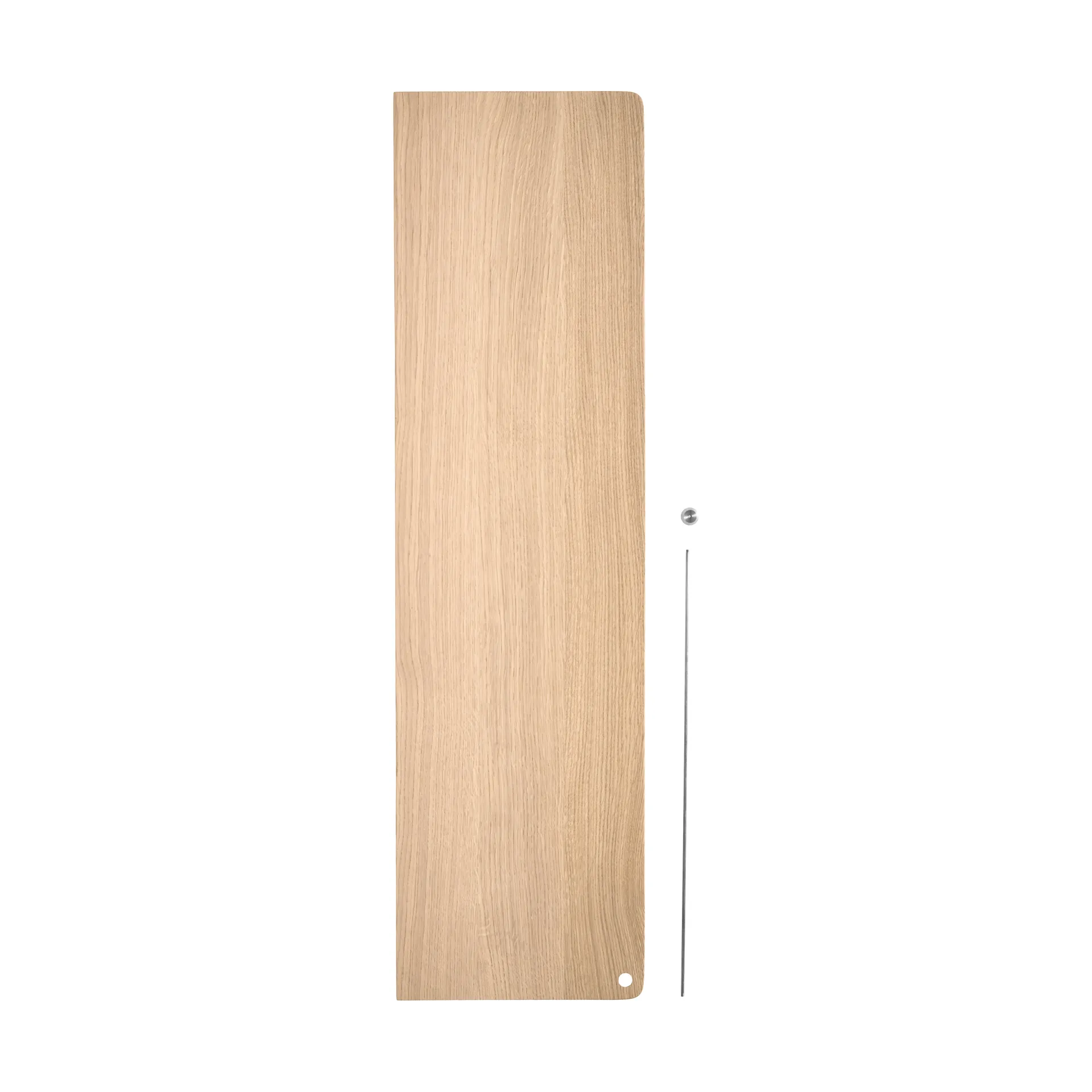 Stedge Add-on plank, Witgebeitst eik-geborsteld staal Woud