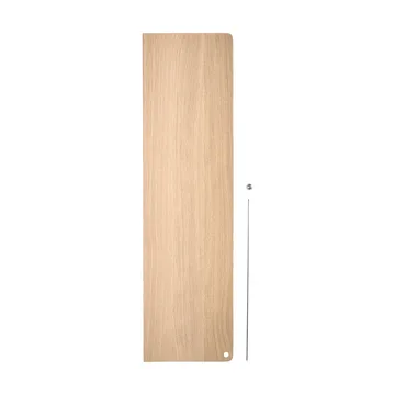 Stedge Add-on plank - Witgebeitst eik-geborsteld staal - Woud