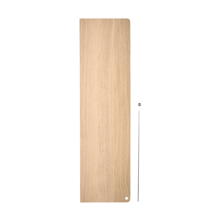 Stedge Add-on plank - Witgebeitst eik-geborsteld staal - Woud