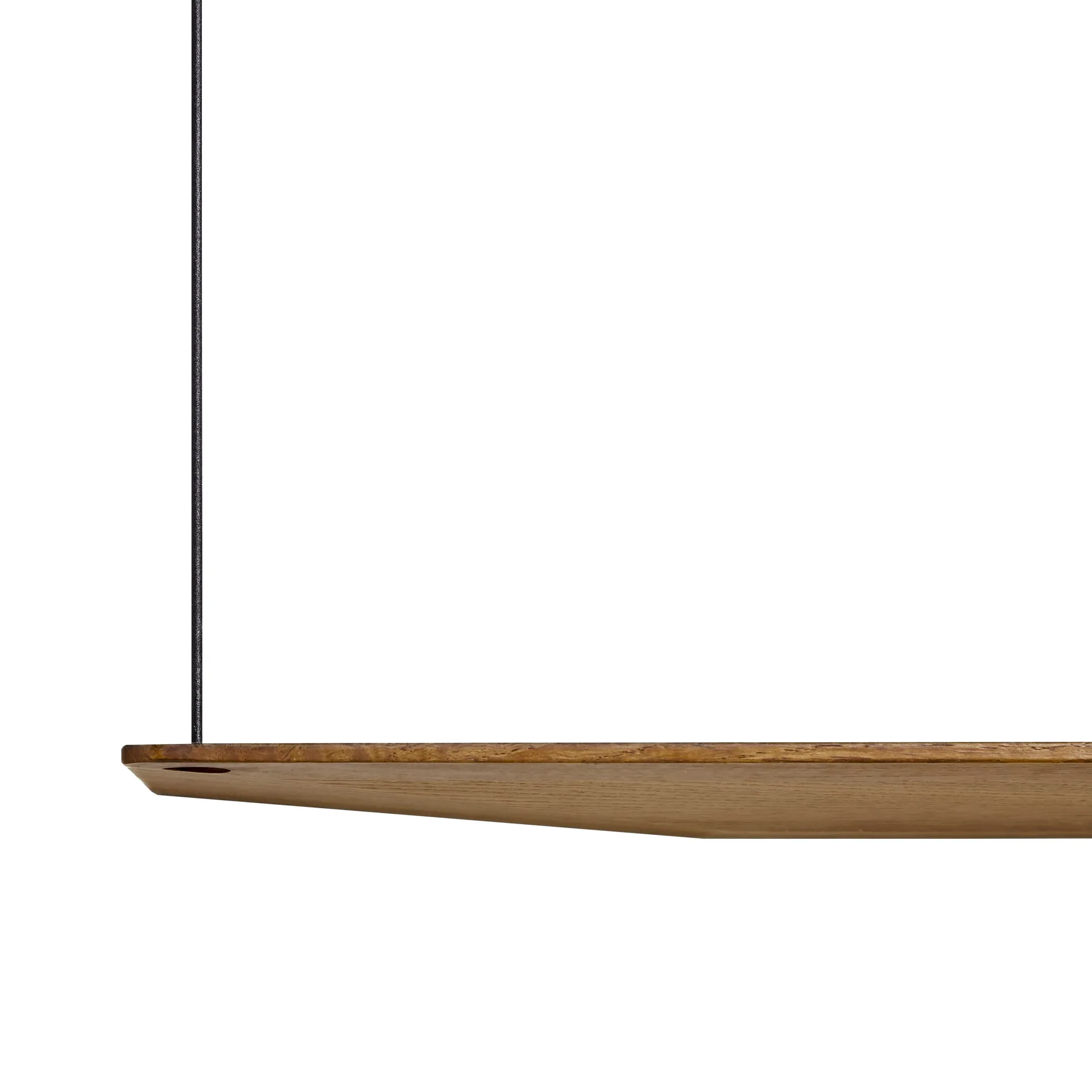 Stedge plank 80 cm., gerookt eiken Woud