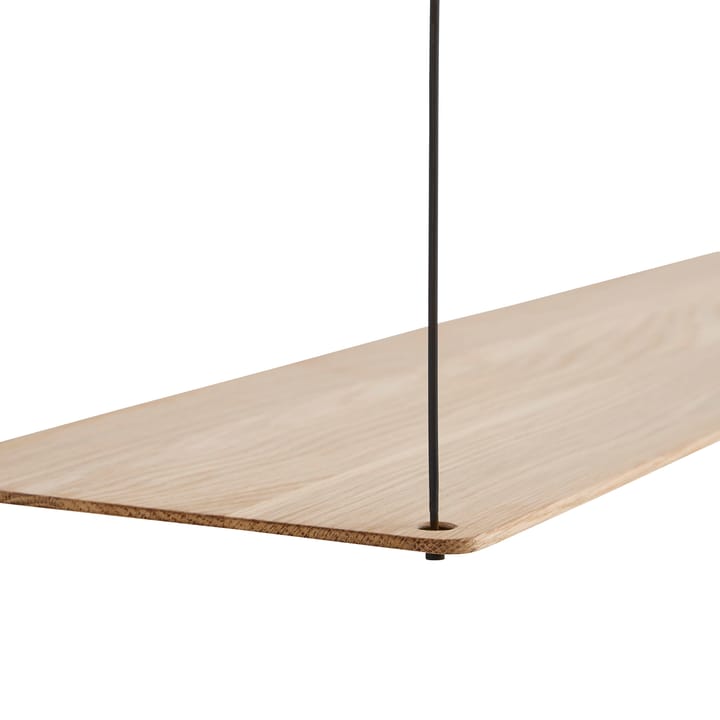 Stedge plank 80 cm., wit gepigmenteerd eiken Woud