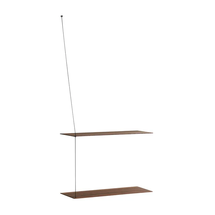 Stedge plank - Gerookt eiken, 60 cm - Woud