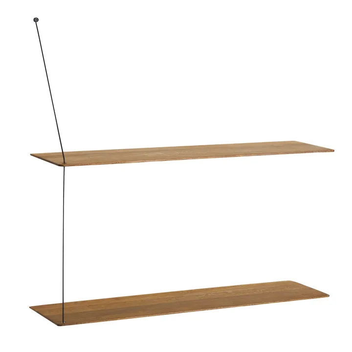 Stedge plank - Gerookt eiken, 80 cm - Woud