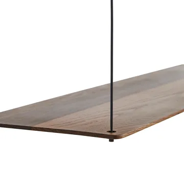 Stedge plank - Gerookt eiken, 80 cm - Woud