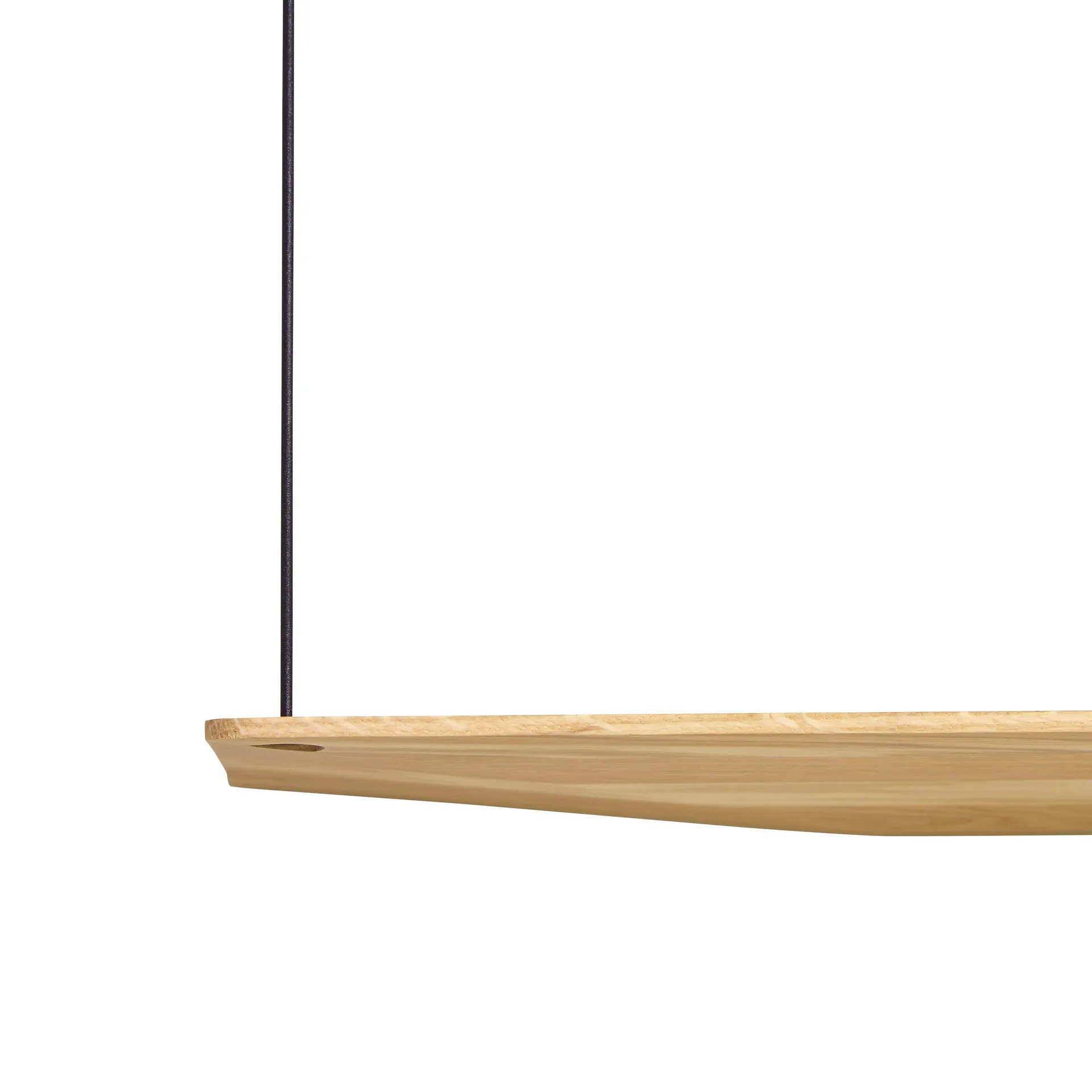 Stedge plank, Wit gepigmenteerd eiken, 80 cm Woud
