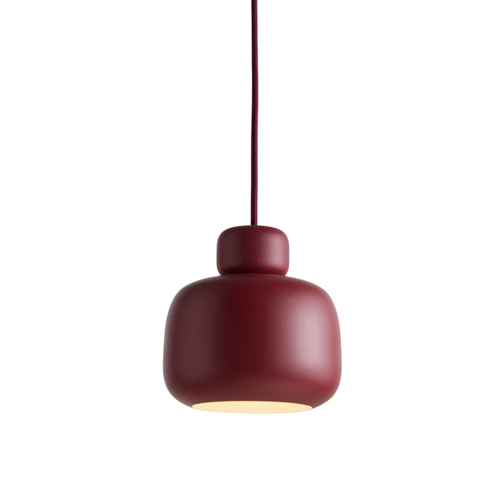 Stone hanglamp small - Deep red - Woud