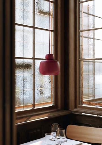 Stone hanglamp small - Deep red - Woud
