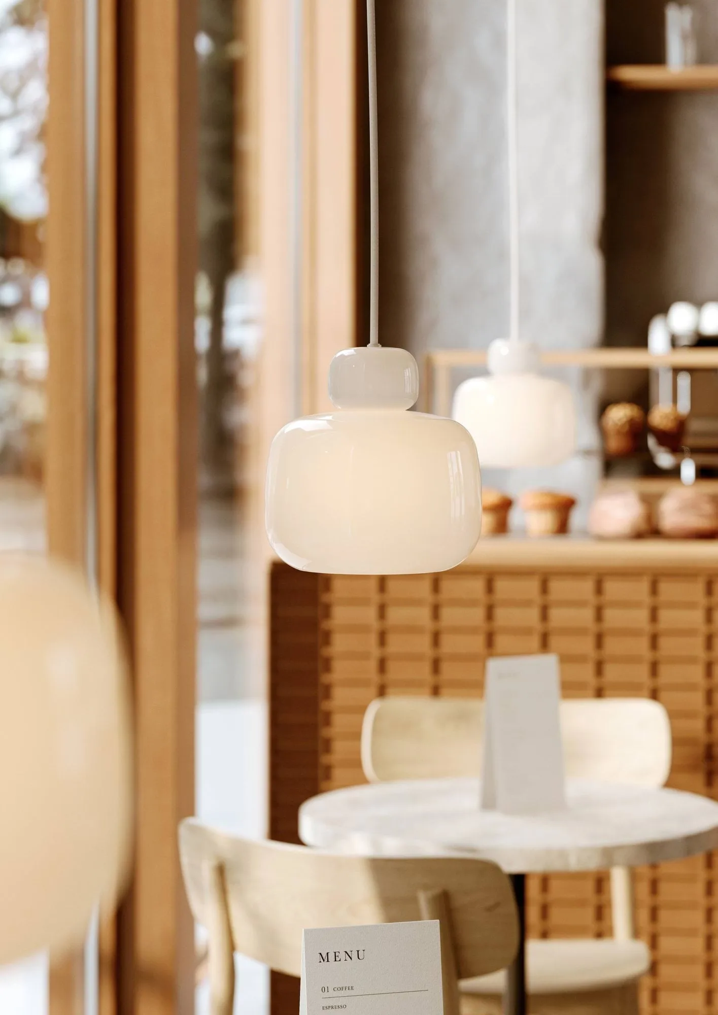 Stone hanglamp small, Klein Woud