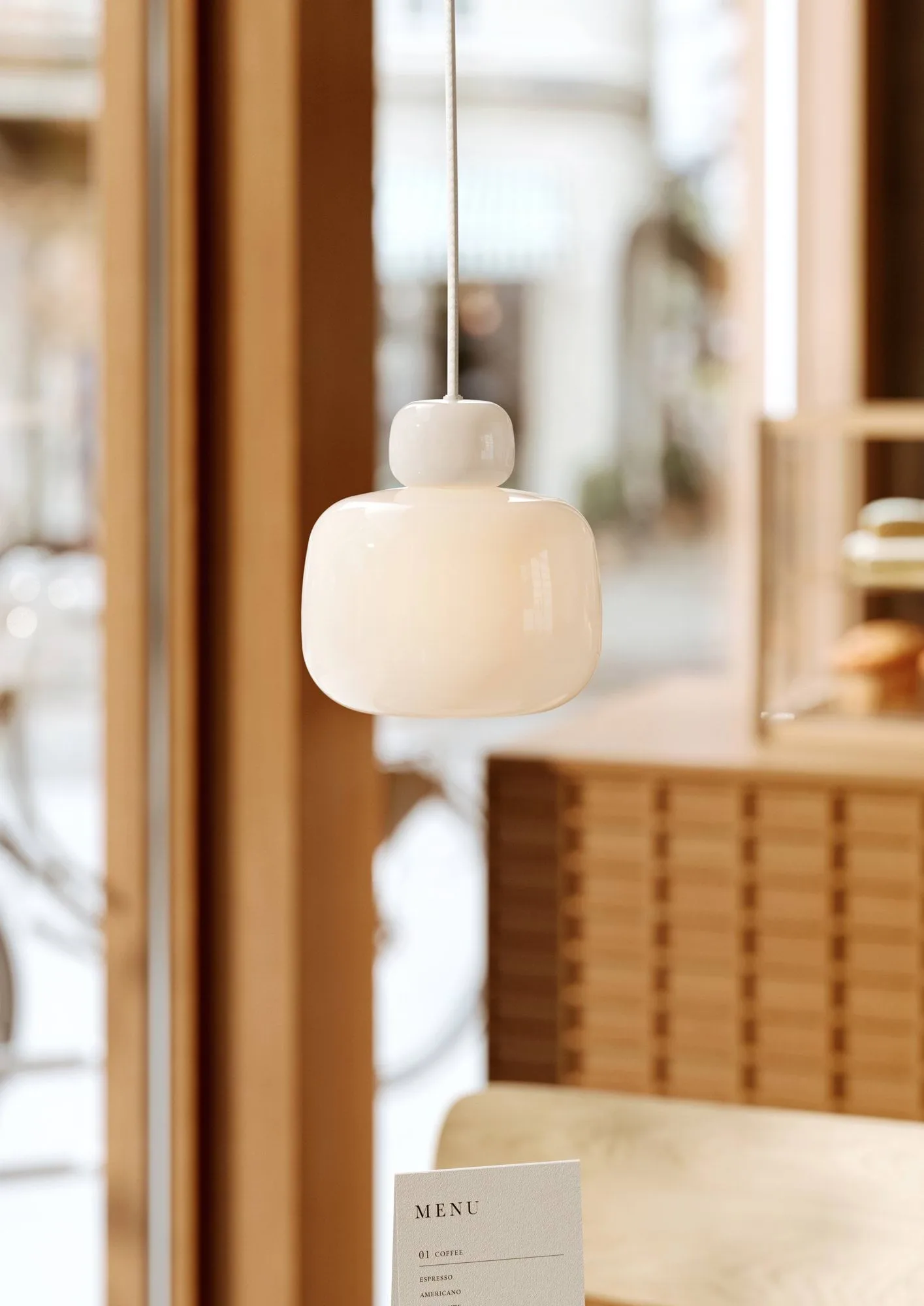 Stone hanglamp small, Klein Woud