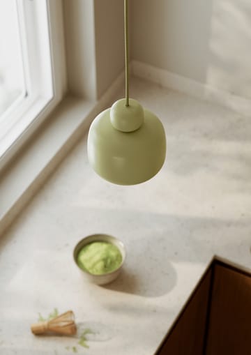 Stone hanglamp small - Matcha green - Woud