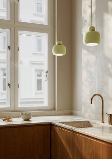 Stone hanglamp small - Matcha green - Woud