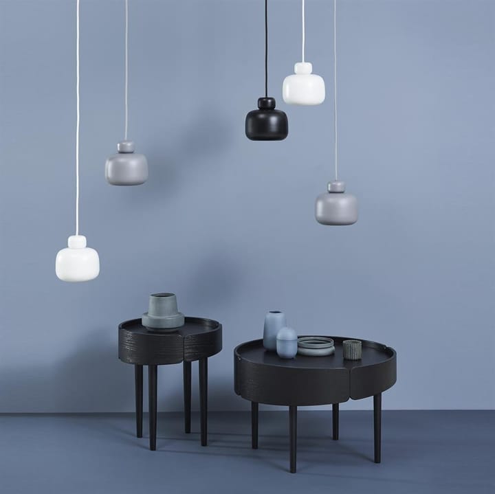 Stone hanglamp small, zwart Woud