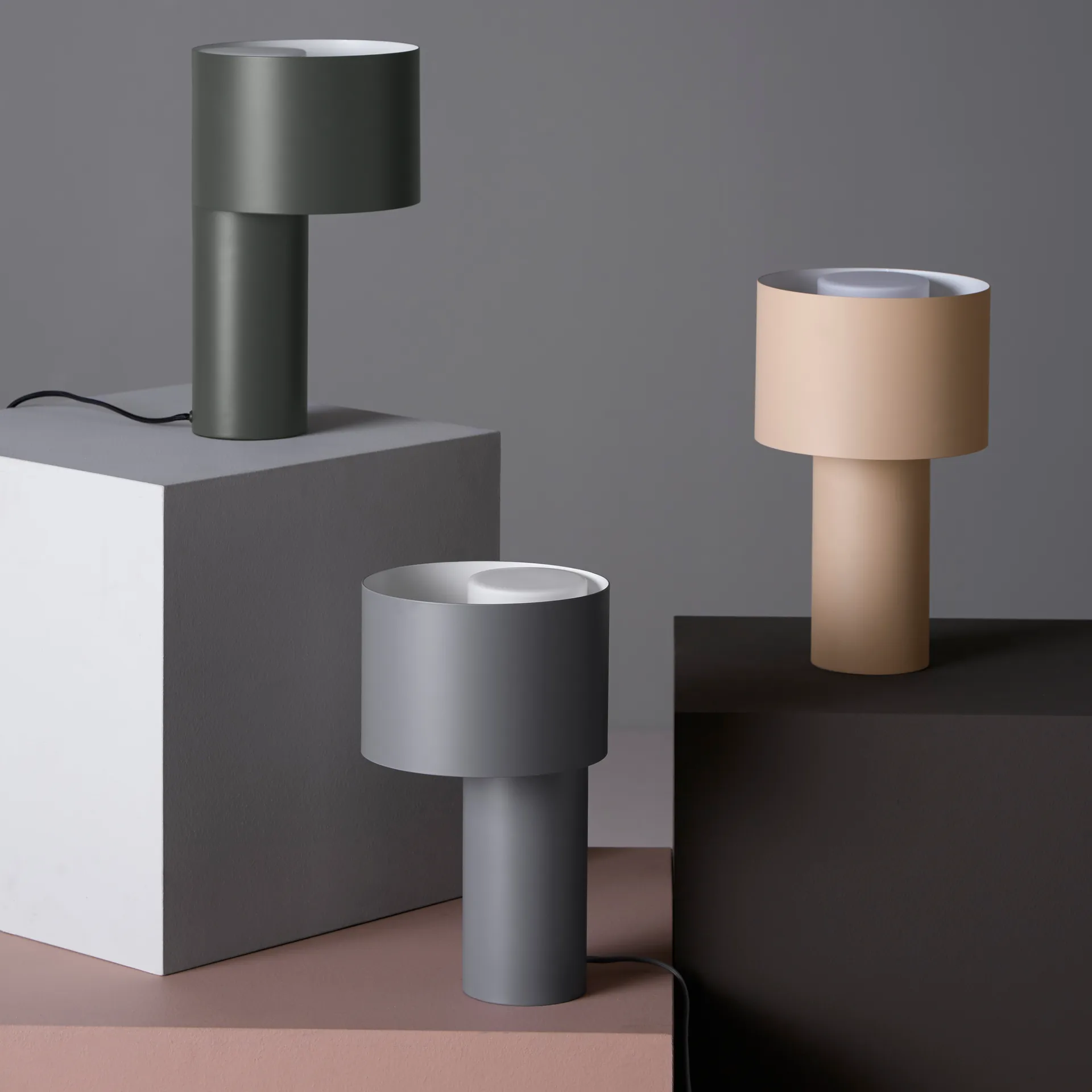 Tangent tafellamp, groen Woud