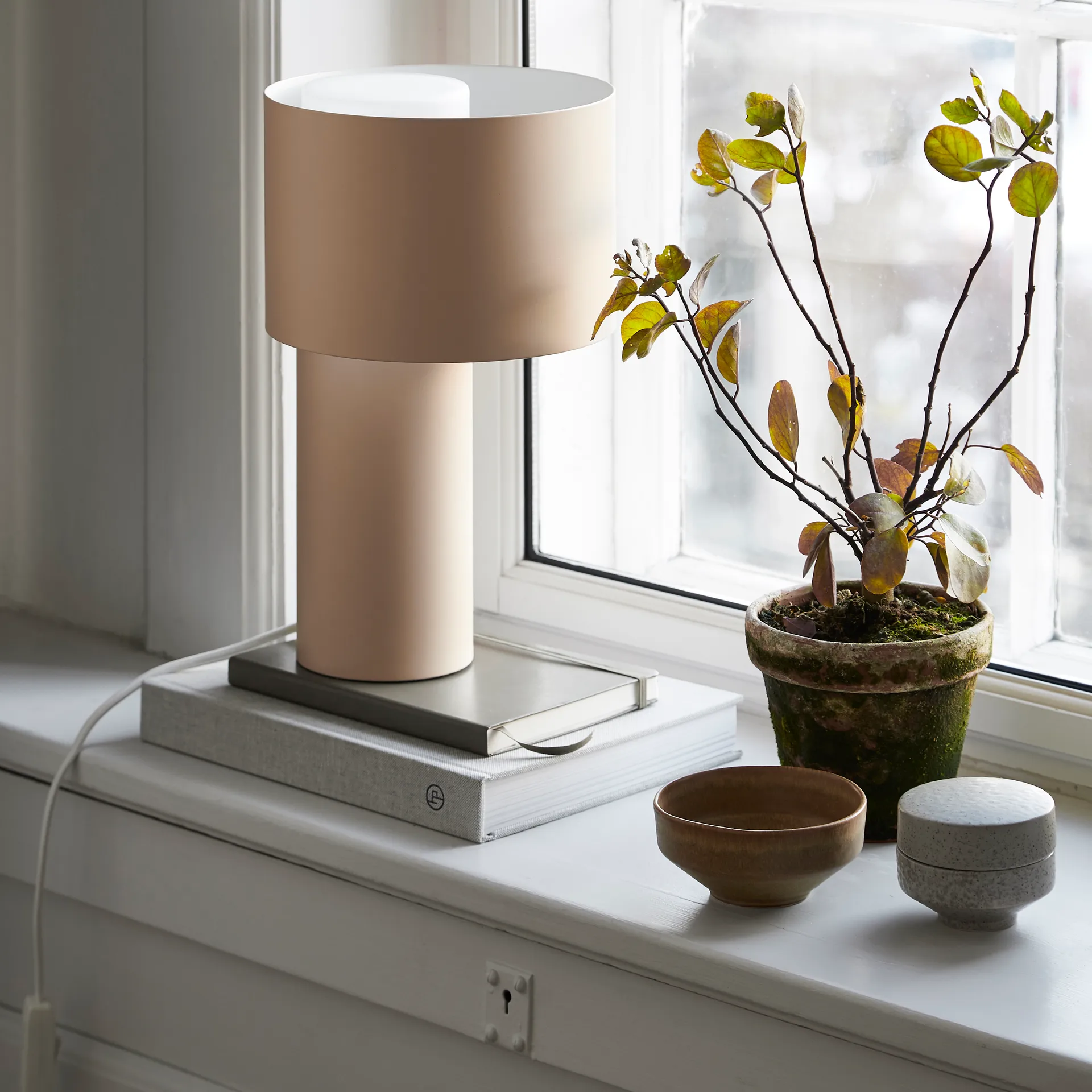 Tangent tafellamp, zand Woud