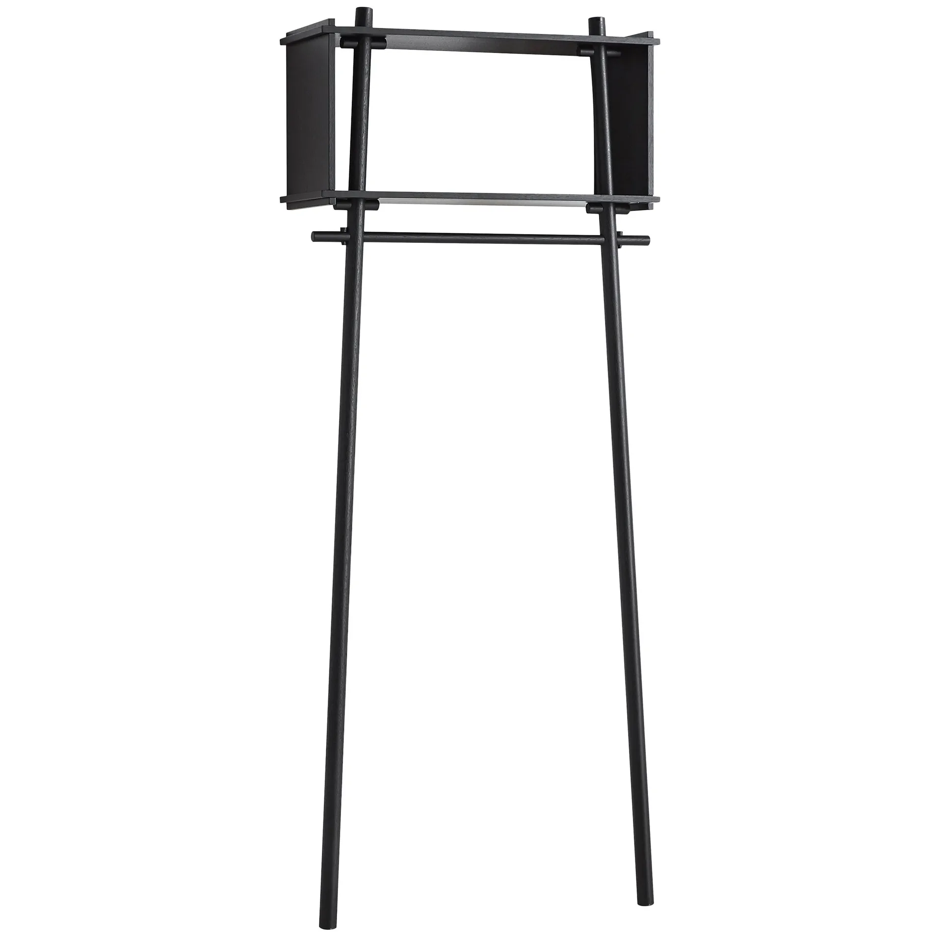 Töjbox kledingrek, Small, zwartgelakt eiken Woud