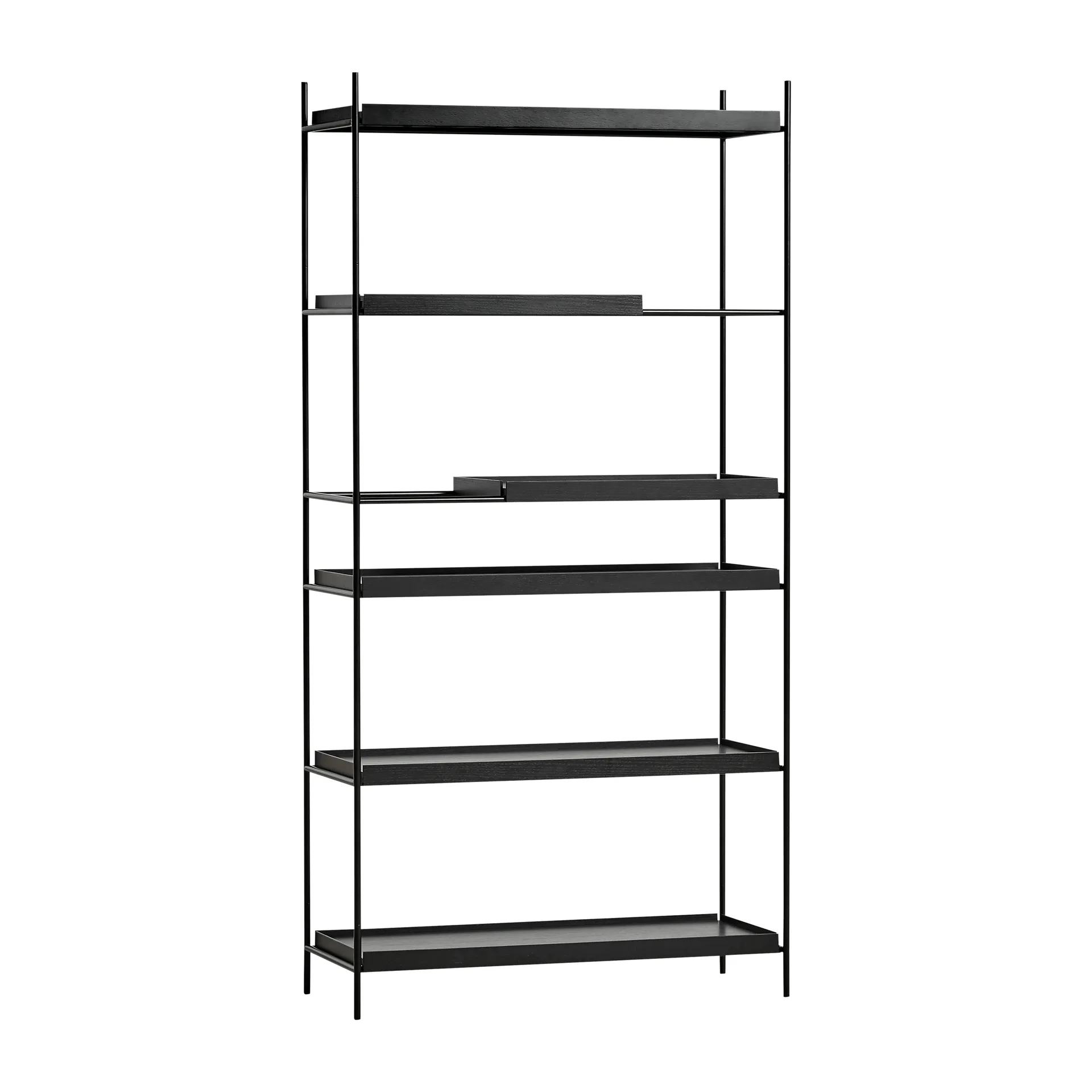 Tray rek hoog eikenhout, 100x201 cm, Style 2 Woud