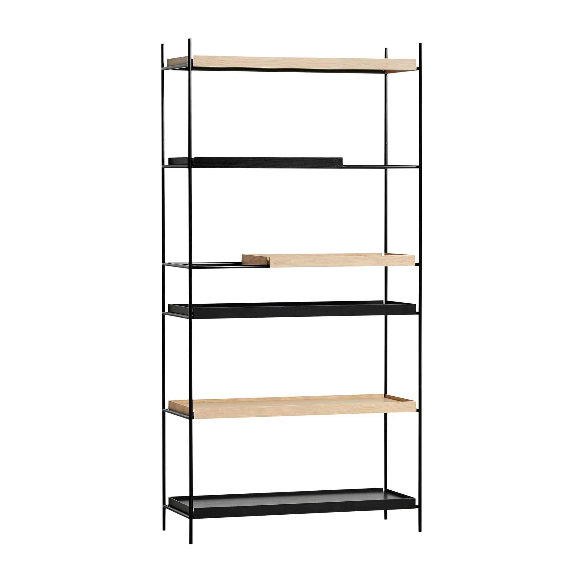 Tray rek hoog eikenhout, 100x201 cm, Style 3 Woud