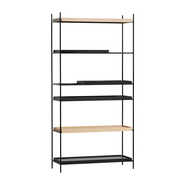 Tray rek hoog eikenhout, 100x201 cm - Style 4 - Woud