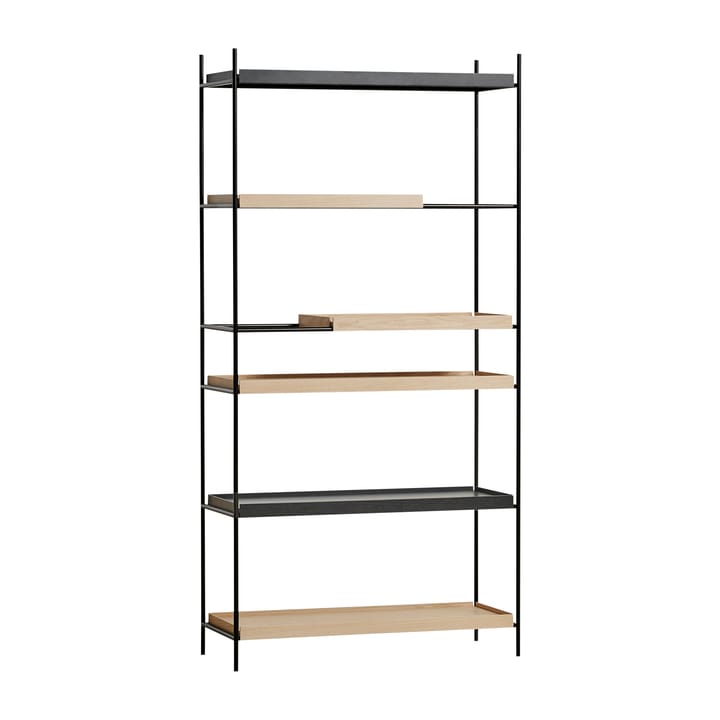 Tray rek hoog eikenhout, 100x201 cm - Style 5 - Woud