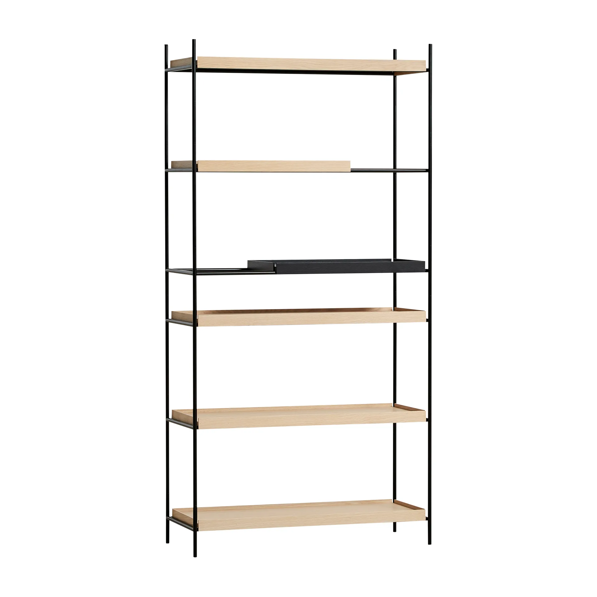 Tray rek hoog eikenhout, 100x201 cm, Style 7 Woud
