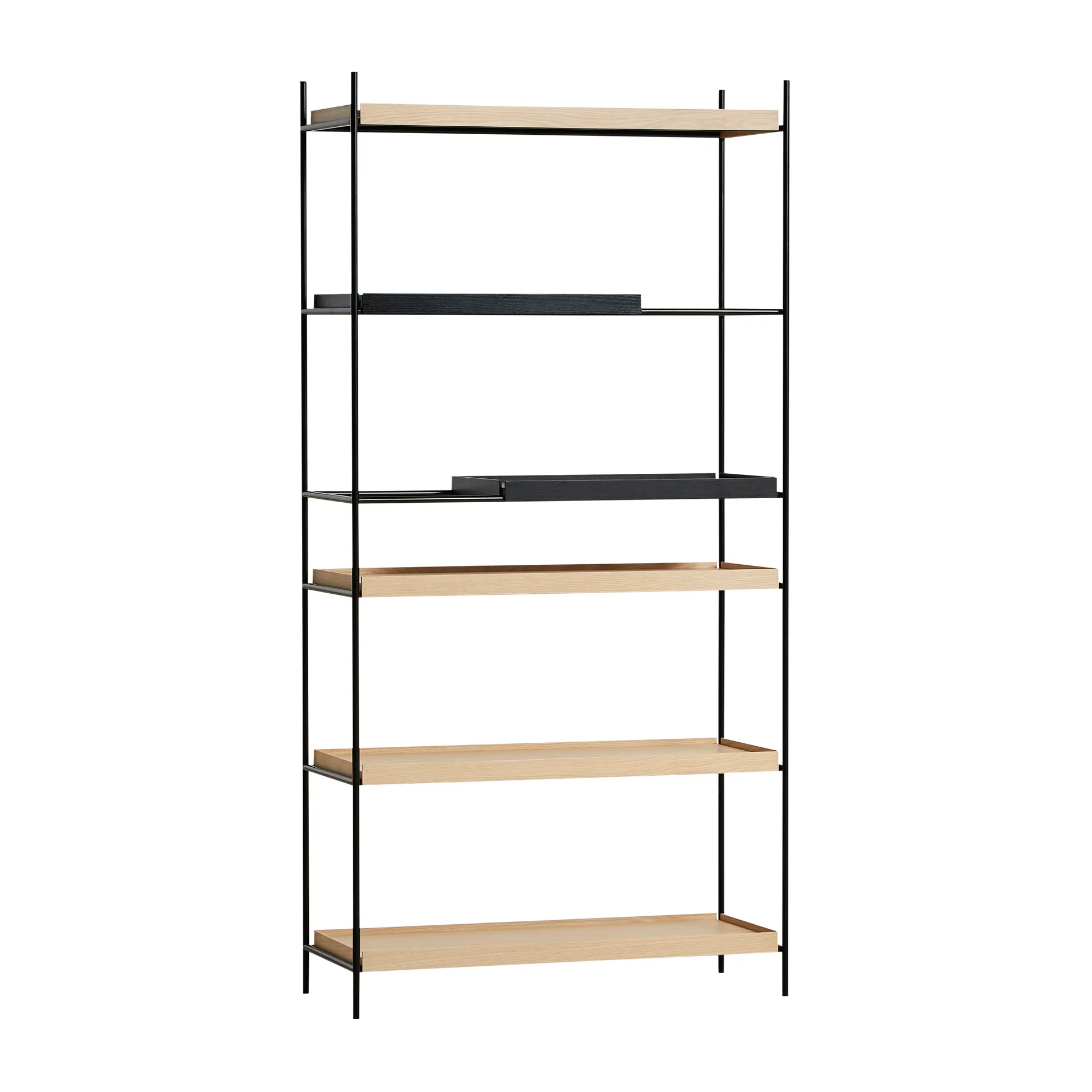 Tray rek hoog eikenhout, 100x201 cm, Style 9 Woud