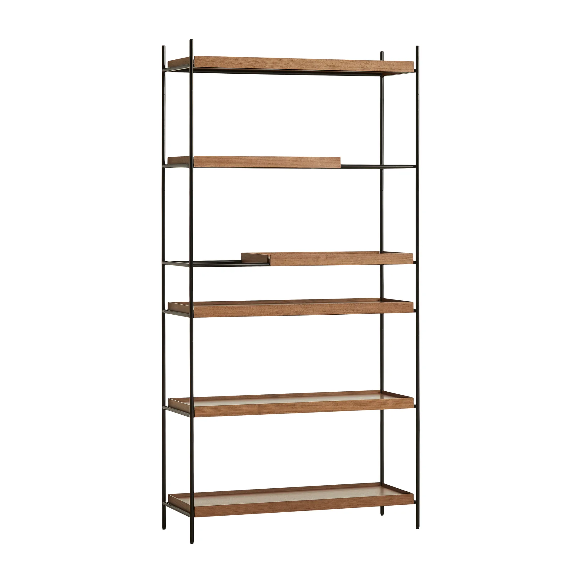 Tray rek hoog walnoot, 100x201 cm, Style 1 Woud