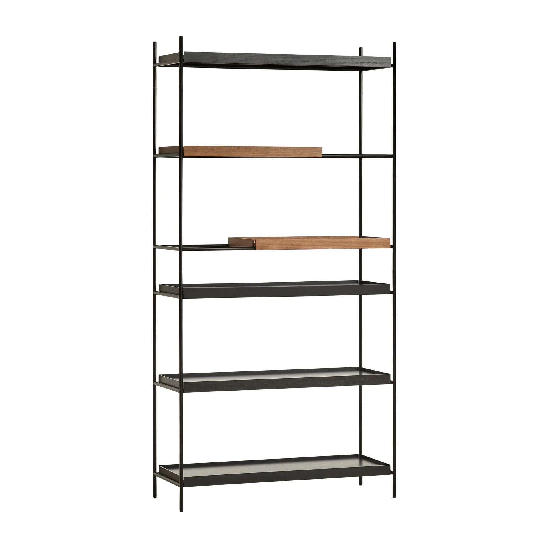 Tray rek hoog walnoot, 100x201 cm, Style 7 Woud